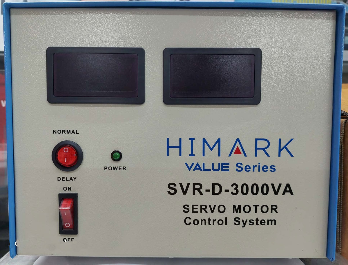 HIMARK SVR-D3000VA AVR - 2100W MAX LOAD - Value Series - Servo Motor Control System -Digital Display